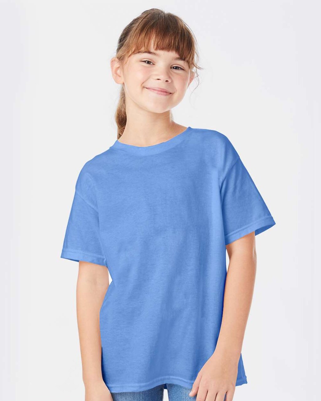 Youth Essential-T Crewneck T-Shirt for School, Sports & Everyday Casual Wear